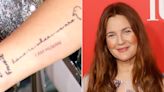 Drew Barrymore Gets Her 12th Tattoo Live on Her TV Show: 'I Love It So Much'