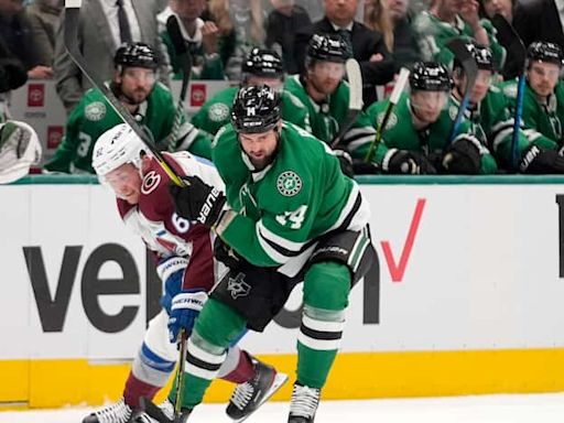 Big hit from Stars’ Jamie Benn on Avs’ Devon Toews sparks controversy; coaches weigh in