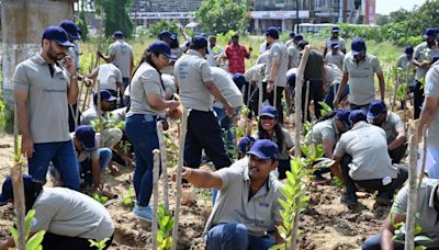 Otis India volunteers create urban forests of native trees