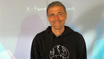 Luis Enrique presenta la Fundación Xana para ayudar a niños con enfermedades graves