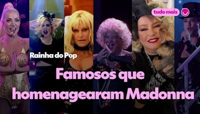 Deborah Secco, Luísa Sonza e mais: relembre dez famosos que já homenagearam Madonna