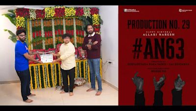 Allari Naresh’s New Film Under Sithara Entertainments Goes On Floors