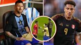 El gesto de Lionel Messi con Paolo Guerro y Christian Cueva que no se vio en la TV tras el Perú vs Argentina por Copa América 2024