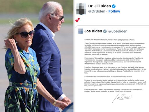 "This Is The Craziest Response To Your Husband Cancelling His Re-Election Bid": People Can't Get Over Jill...