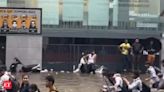 Rau IAS Coaching Centre Flooding: Scary videos emerge showing students rushing for safe spot in basement - The Economic Times