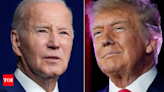 'Would blow everything away': Trump dares Biden for a no holds barred debate to prove 'competence' - Times of India