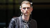 Machine Gun Kelly Mixes Goth and Glam — and Dons a Fishnet Face Mask! — for Dolce & Gabbana Show in Milan