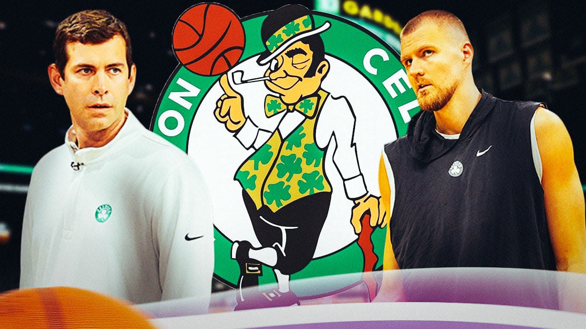 Celtics' Brad Stevens lets slip worrying Kristaps Porzingis injury revelation