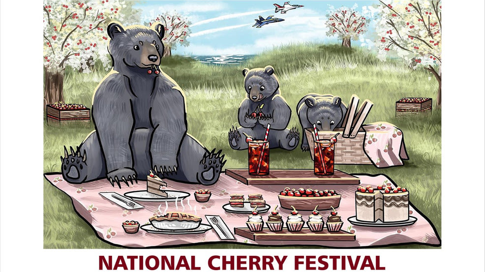 'Cherrystone Park' wins National Cherry Festival commemorative print contest