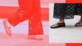 Expensive fishnet flats are the reigning ugly shoes of the summer