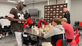 Browns players Richard LeCounte III and Curtis Weaver look to inspire McKinley students