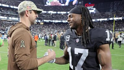 Davante Adams says he's 'locked in' with Raiders, leaves door open for potential reunion with Aaron Rodgers