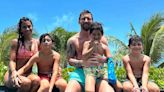 Lionel Messi Smiles Poolside with All Three Kids as They Settle into Miami — See the Family Photo!