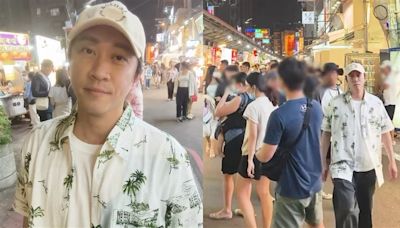 陳漢典零偽裝現身夜市！路人「真實反應」全被拍 網笑了：好心酸