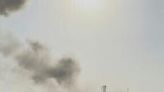 Smoke billows after Israeli airstrike on Rafah