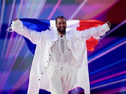 "Mon amour": revivez la performance de Slimane lors de la finale de l'Eurovision 2024