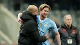 Man City's Guardiola confirms De Bruyne transfer decision