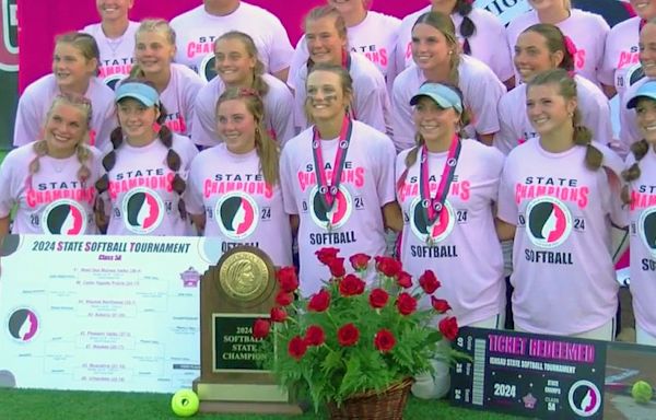 Pleasant Valley Spartans softball wins 5A state title over Valley Tigers 14-11