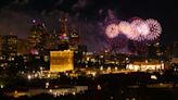 Boom! Fireworks burst through night sky as crowds gather near Detroit River