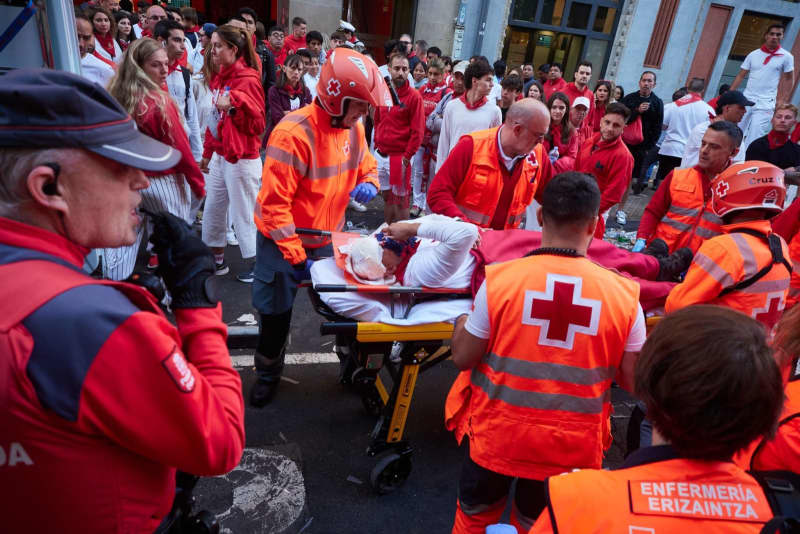 Six injured in first Pamplona bull run of the year