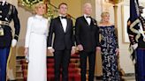 Joe and Jill Biden Welcome French President Emmanuel Macron and His Wife Brigitte at State Dinner