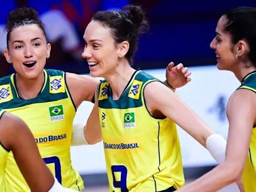 Brasil bate a Holanda pela Liga das Nações feminina de vôlei