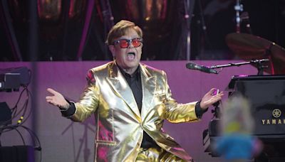 Elton John shares ‘never-before-seen footage’ from 2023 Glastonbury headline set