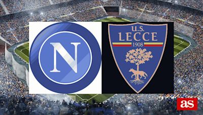 Nápoles vs Lecce: estadísticas previas y datos en directo | Serie A 2023/2024