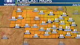 Thursday Forecast: Cooler, but still warm and breezy