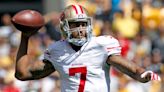 Colin Kaepernick working out for the Las Vegas Raiders