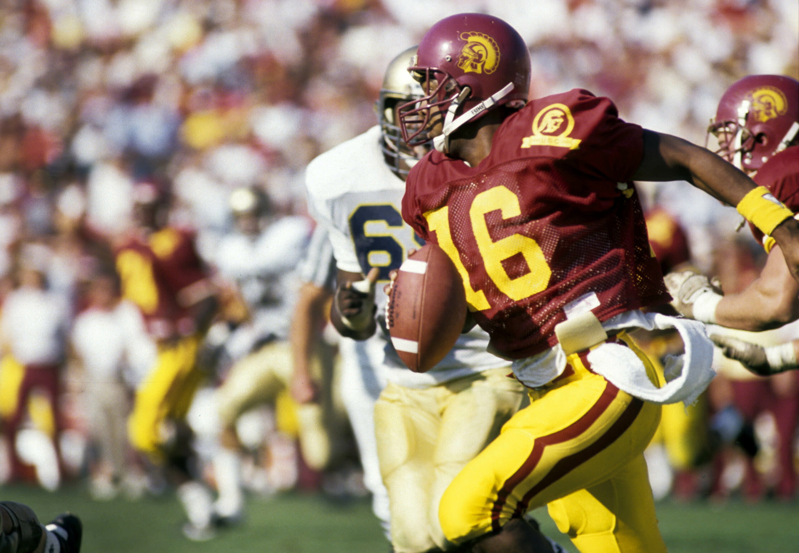 Former USC star Rodney Peete is a Hall of Fame quarterback