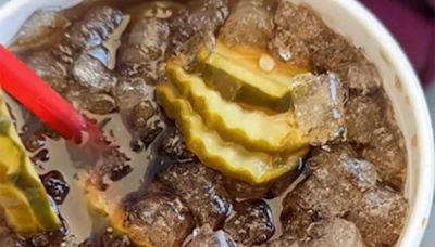 The reason so many people are putting pickles in Dr Pepper right now — and how it tastes