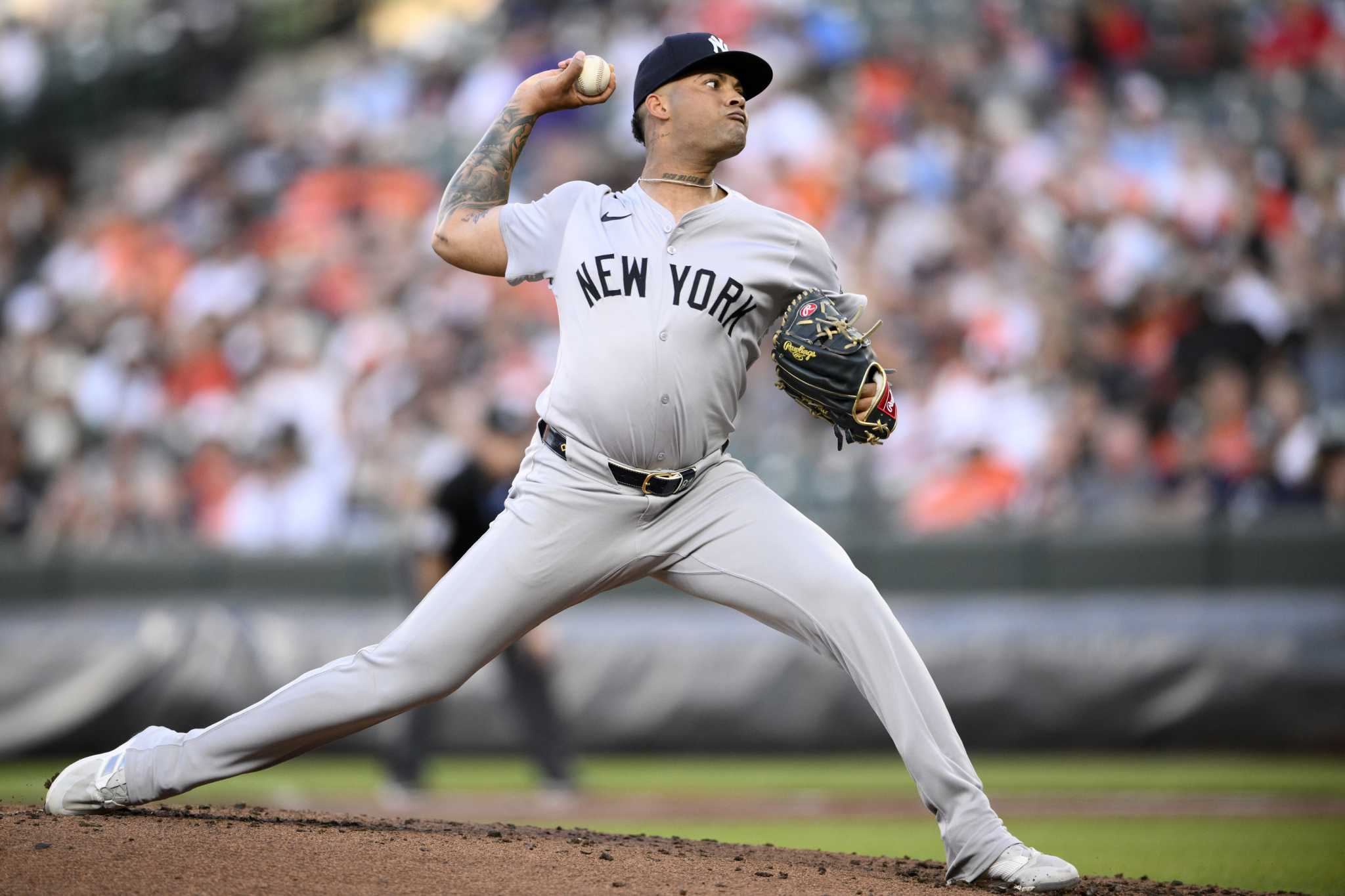 Gil's excellent outing helps the Yankees defeat Baltimore 2-0; Cabrera's HR drives in the only runs