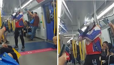 Watch: 'Ultraman' Spotted Grooving In Malaysia Metro, Internet Reacts - News18