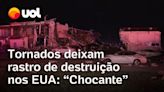 EUA registram tornados em série e estados têm rastro de destruição e mortes: 'Chocante', diz morador