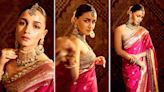 Alia Bhatt dazzles in a 160-year-old pink silk sari