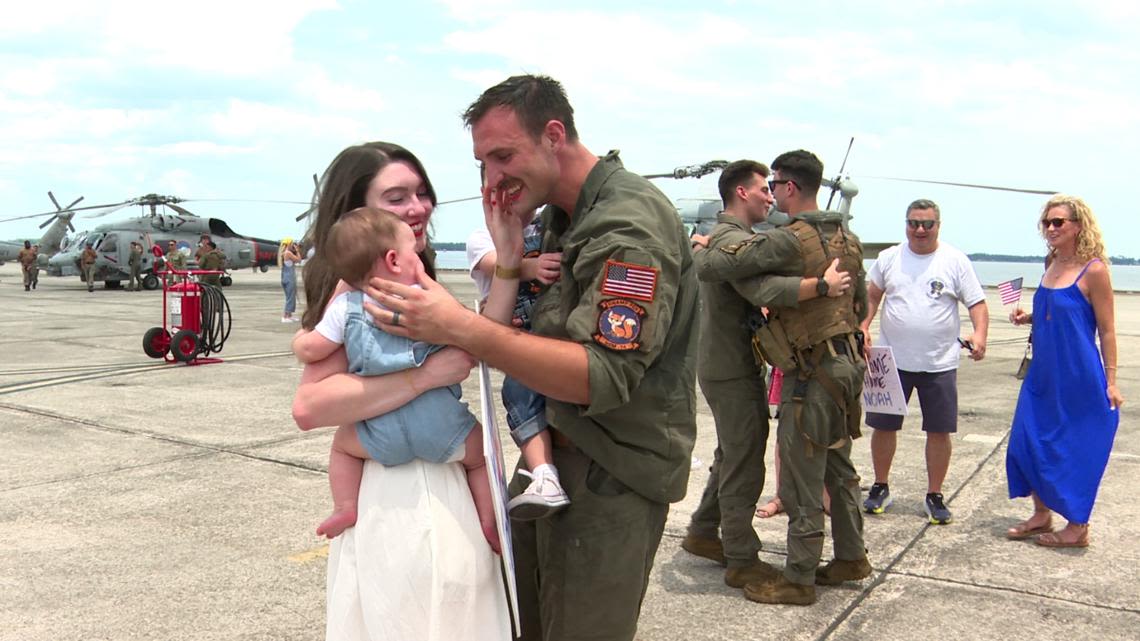 'Mission filled with purpose': NAS Jacksonville squadron returns home from 9-month deployment
