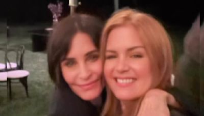 Isla Fisher catches up with Courteney Cox during LA trip after split