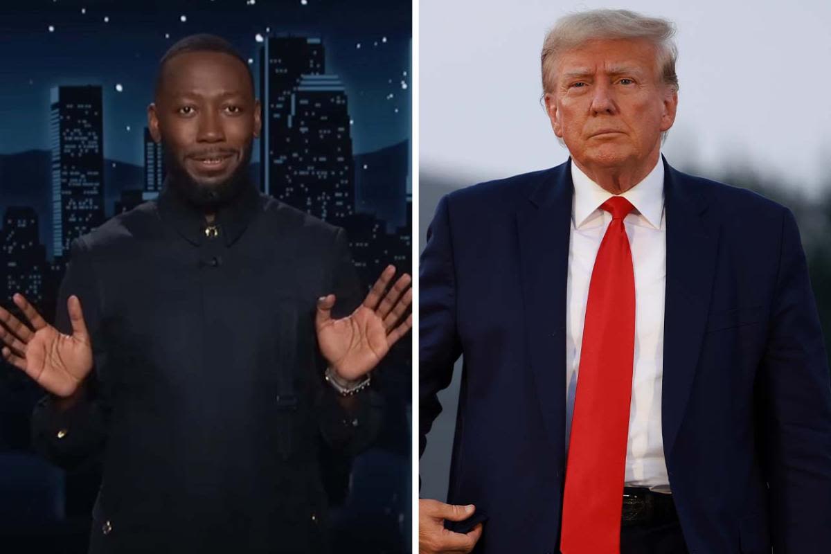 Lamorne Morris mocks Trump campaign again on 'Jimmy Kimmel Live' when they get his name wrong: "I don’t know who ‘Lamont Morris’ is"