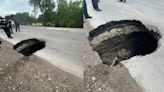 30-foot deep sinkhole discovered on Dallas County roadway, officials say