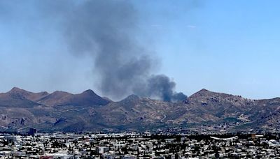 Incendio en el relleno sanitario; columna se ve a kilómetros