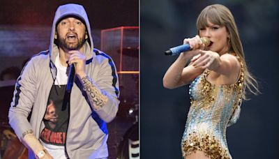 Eminem brings Taylor Swift's historic reign at No. 1 to an end, Stevie Wonder's record stays intact