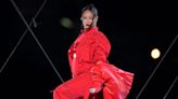 All About Rihanna's Fiery Pregnancy Reveal Outfit During the 2023 Super Bowl Halftime Show