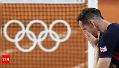 Tears of joy: Andy Murray's career stays alive after nervy doubles win at Paris Olympics | Paris Olympics 2024 News - Times of India