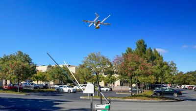 Serve Robotics and Wing to trial robot-to-drone delivery in Dallas | TechCrunch