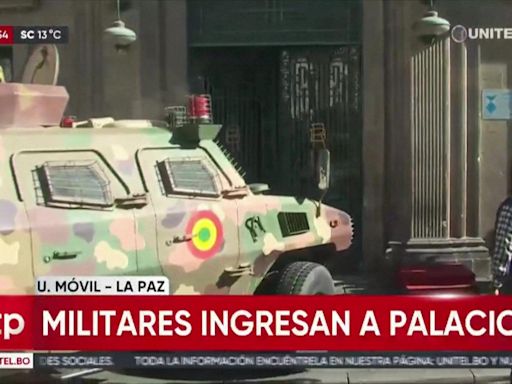 Soldiers storm Bolivian presidential palace in apparent coup attempt