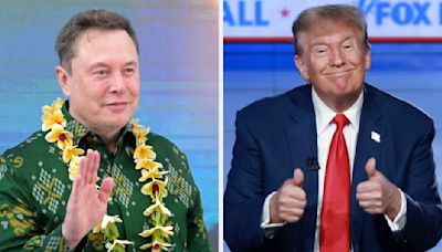 Donald Trump Staring At His Phone While Talking To Elon Musk Is A Hilarious New Meme