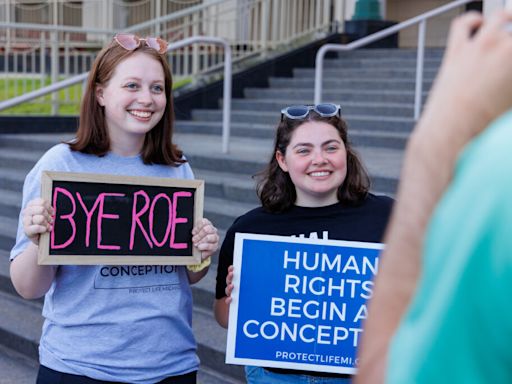 Anti-abortion activists knock 400K doors in opposition to Biden, Harris and Slotkin