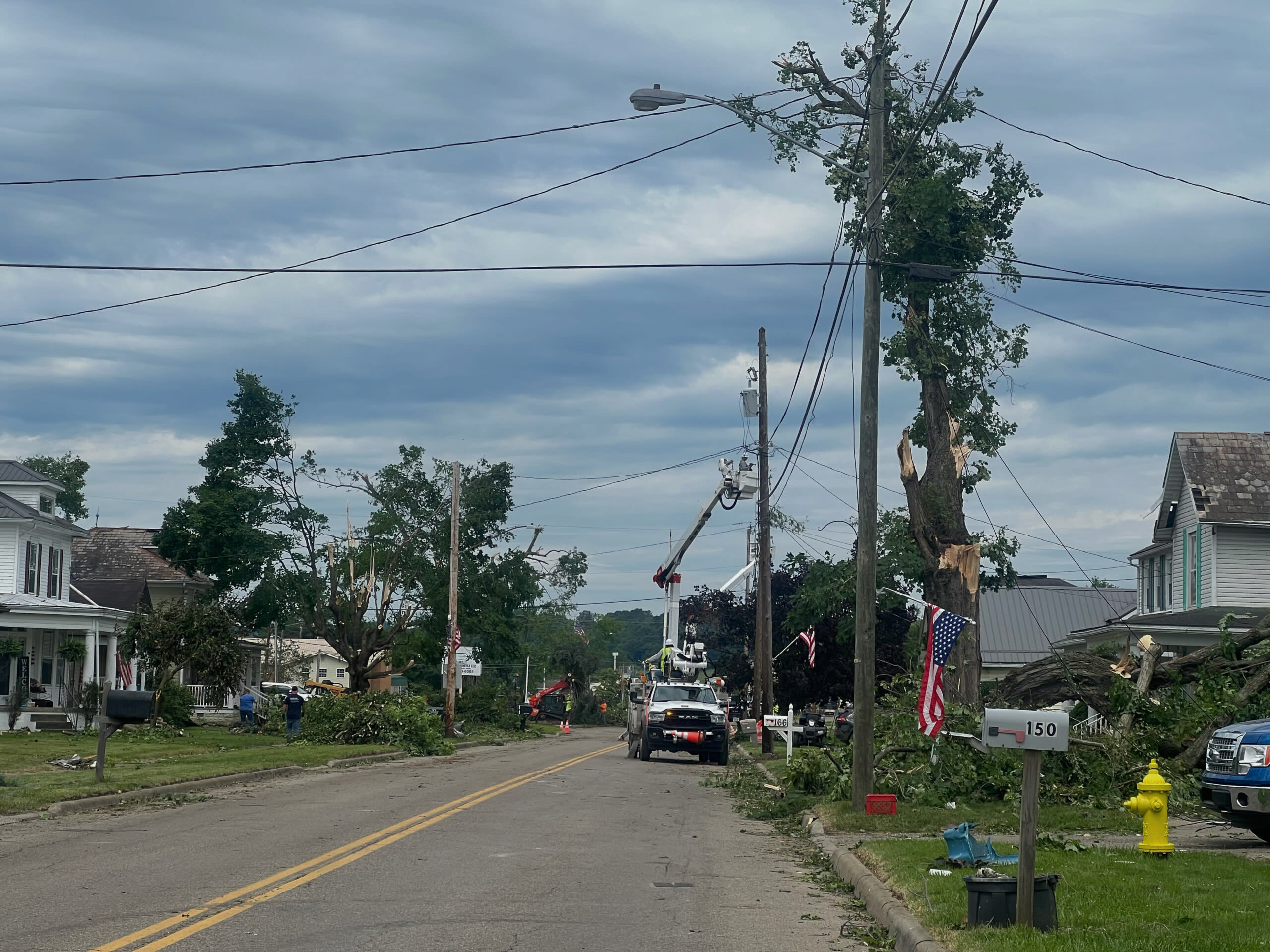 Frazeysburg Faces Extensive Damage and Recovery Following Tornado - WHIZ - Fox 5 / Marquee Broadcasting