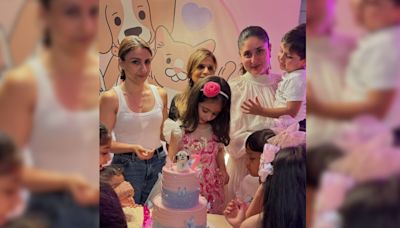 Soha Ali Khan Celebrates Daughter Inaaya's 7th Birthday With Animal-Themed Cake - See Pics